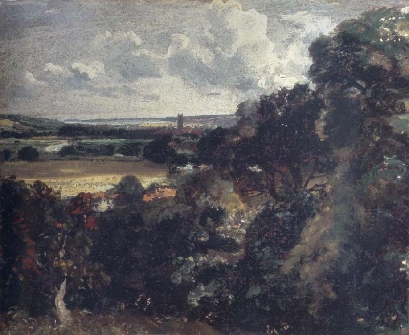 John Constable Dedham from near Gun Hill,Langham